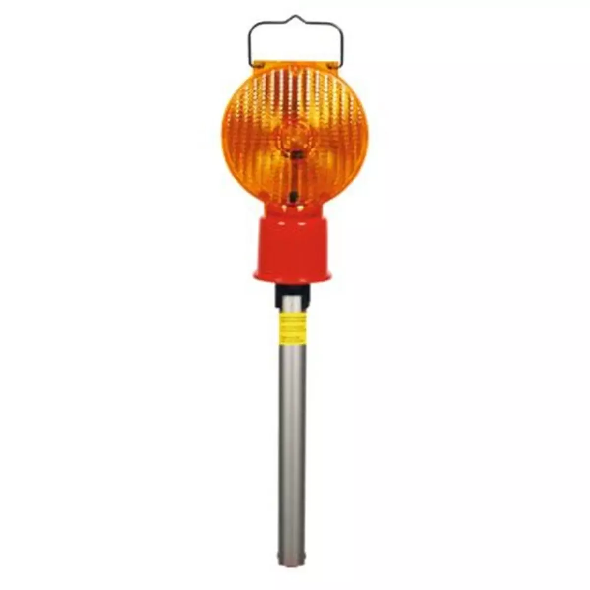 Leitkegel-Blitz-Stab LED (Akku-Version) | zweiseitig, gelb