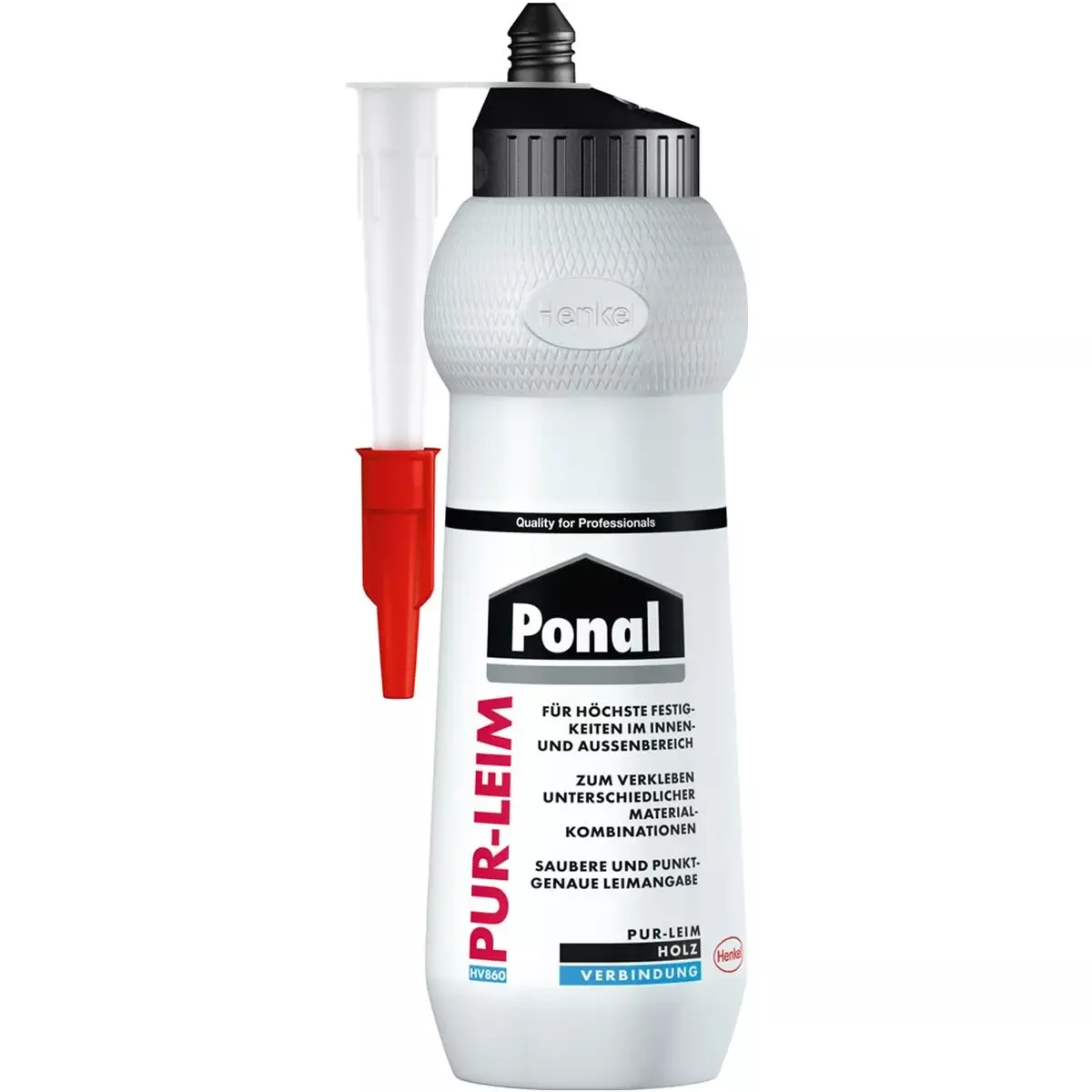 PU Klebstoff Ponal PUR-Leim transparent-opak 420 g Flasche