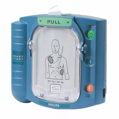 Defibrillator Philips Heartstart HS1 mit Sorglos-Komplettpaket inkl. Innenwandkasten, Hinweisschilder, Persönliche online Ersteinweisung und mehr