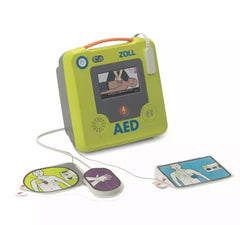 Defibrillator ZOLL AED3 Vollautomat mit Sorglos-Komplettpakket inkl. Innenwandkasten, Hinweisschilder, Persönliche online Ersteinweisung und mehr