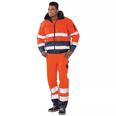 Planam Comfort-Warnschutzjackeorange/marine Gr.L