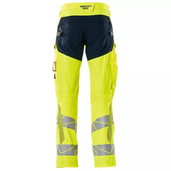 Warnschutz-Bundhose Accelerate Safe, Farbe HiVis gelb/schwarzblau, Gr. 82C46