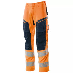 Warnschutz-Bundhose Accelerate Safe, Farbe HiVis orange/schwarzbl., Gr. 82C44