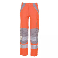 Warnschutz-Bundhose Plaline, Farbe orange/zink, Gr. 42