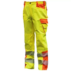 Warnschutz-Bundhose YO-HiViz, Farbe gelb/orange, Gr.48