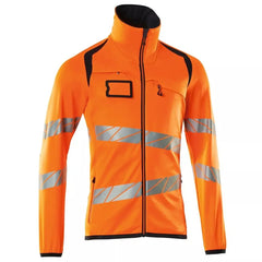 Warnschutz-Fleecejacke Accelerate Safe, Farbe HiVis orange/schwarzblau, Gr. 2XL