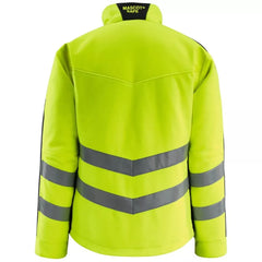 Warnschutz-Fleecejacken Sheffield, Farbe HiVis gelb/schwarzblau, Gr.4XL