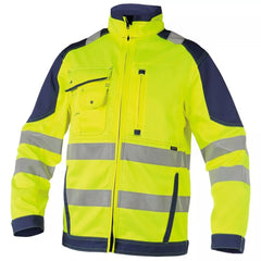 Warnschutz-Jacke Orlando, Farbe neongelb/dunkelblau, Gr. XL