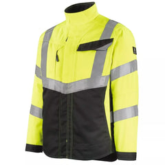 Warnschutz-Jacke Oxford, Farbe HiVis gelb/schwarz, Gr. 2XL