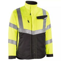 Warnschutz-Jacke Oxford, Farbe HiVis gelb/schwarz, Gr. S