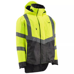 Warnschutz-Jacken Harlow, Farbe HiVis gelb/dunkelanth., Gr.2XL