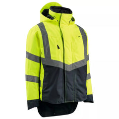 Warnschutz-Jacken Harlow, Farbe HiVis gelb/schwarzblau, Gr.2XL