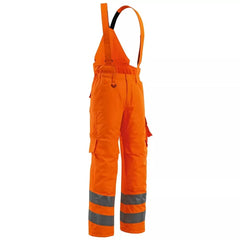 Warnschutz-Latzhosen Ashford, Farbe HiVis orange, Gr.2XL