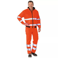 Warnschutz-Pilotenjacke, Farbeorange,Gr.2XL