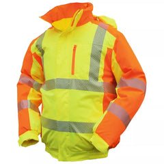 Warnschutz-Pilotjacke YO-HiViz, Farbe gelb/orange, Gr.2XL