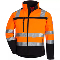 Warnschutz-Softshelljacke, Neonorange/schwarz, Gr.3XL