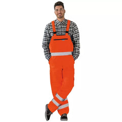 Warnschutz Winter-Latzhose, Farbe orange, Gr.L