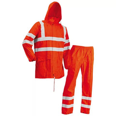 Warnschutz-Regenset LR40552, Farbe orange, Gr.3XL