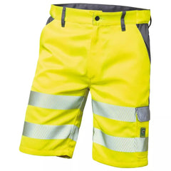 Warnschutz-Short Corsica, Farbe HiVis Farbe HiVis gelb/grau, Gr.44