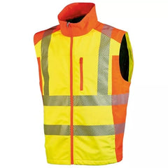 Warnschutz-Softshellweste YO-HiViz, Farbe gelb/orange, Gr.2XL