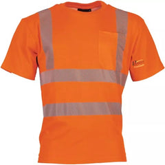 Warnschutz-T-Shirt Prevent Trendline, Farbe leuchtorange, Gr. 2XL