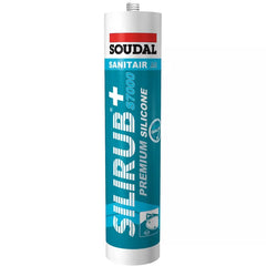 Soudal Sanitär-Silikon Silirub + S 7000 PP, anthrazit, 310 ml