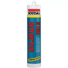 Soudal Verglasungs-Silikon Sanitär Pro N, grau, 310 ml