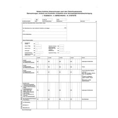 Amtl. Untersuchung SA 39 / Genusstauglichkeitsbeschein., A4, 3fach, 10 Satz