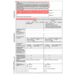 Antrag auf Grundsicherungsleistungen, A4 8-seitig, 25 Stück