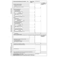 Bearbeitungsblatt Berechnung Einkommen Eltern / Ehegatte zu Formblatt 03, A4 2-seitig, 100 Stück