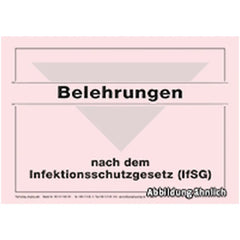 Belehrungsbuch für Schulen / Gemeinschaftseinrichtungen gem. §§ 33ff IfSG, Broschüre A5, 1 Heft