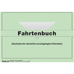 Fahrtenbuch, DIN A5 100-seitig, grün, 1 Heft