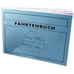 Fahrtenbuch, DIN A5 56-seitig, blau, 1 Heft