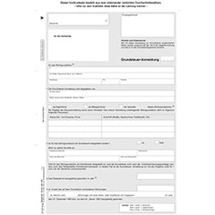 Grundsteueranmeldung Satz 1und 2, je A4 3-fach, 25 Satz