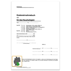 Kosteneinnahmebuch - Titelbogen, DIN A4 4-seitig, 10 Stück