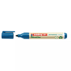 21 Permanentmarker EcoLine - 1,5 - 3 mm, blau, nachfüllbar