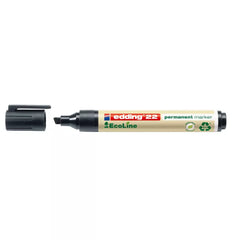 22 Permanentmarker EcoLine - 1 - 5 mm, schwarz, nachfüllbar