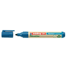 31 Flipchartmarker EcoLine - nachfüllbar, 1,5 - 3 mm, blau