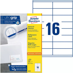 3423 Universal-Etiketten ultragrip - 105 x 35 mm, weiß, 1.600 Etiketten, permanent