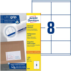 3426 Universal-Etiketten ultragrip - 105 x 70 mm, weiß, 800 Etiketten, permanent