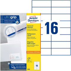 3484 Universal-Etiketten ultragrip - 105 x 37 mm, weiß, 1.600 Etiketten, permanent