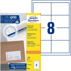 3660 Universal-Etiketten ultragrip - 97 x 67,7 mm, weiß, 800 Etiketten, permanent