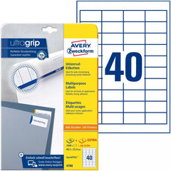 4780 Universal-Etiketten ultragrip - 48,5 x 25,4 mm, weiß, 1.200 Etiketten, permanent