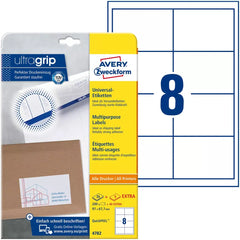 4782 Universal-Etiketten ultragrip - 97 x 67,7 mm, weiß, 240 Etiketten, permanent