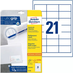 6170 Universal-Etiketten ultragrip - 64 x 36 mm, weiß, 630 Etiketten, permanent