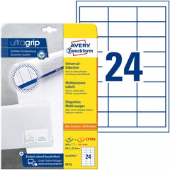 6172 Universal-Etiketten ultragrip - 64,6 x 33,8 mm, weiß, 720 Etiketten, permanent