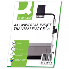 Inkjet-Folien m. Sensorstreifen - A4, 0,10 mm, 50 Folien