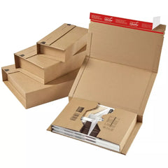 Klassische Versandverpackung zum Wickeln 217x155x60 mm (A5), braun