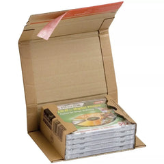 Klassische Versandverpackung zum Wickeln 270x190x80 mm (B5), braun