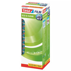 Klebefilm Eco & Clear Office Box - unsichtbar, 19 mm x 33 m, 8 Rollen